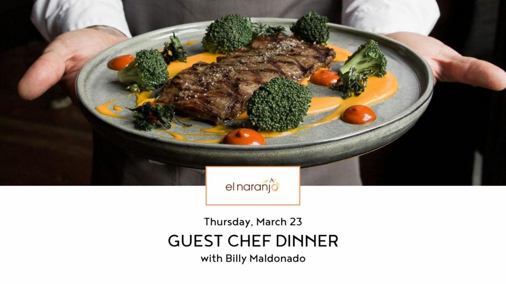 Billy Maldonado, chef ejecutivo de Fónico, en la Ciudad de México, estará como cocinero invitado, en una experiencia única, en El Naranjo, de Austin, Texas, de la chef Iliana de la Vega