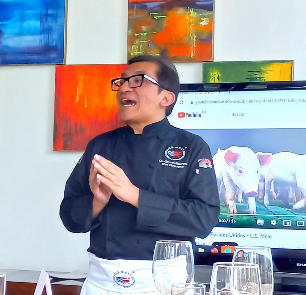 Bajo el concepto de Industria Friendly, la USMEF organiza un ameno taller culinario en La Aldea Avándaro para conocer las virtudes del cerdo americano y cocinar en una labor altruista


